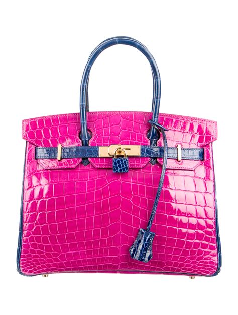 Hermes Birkin crocodile bags